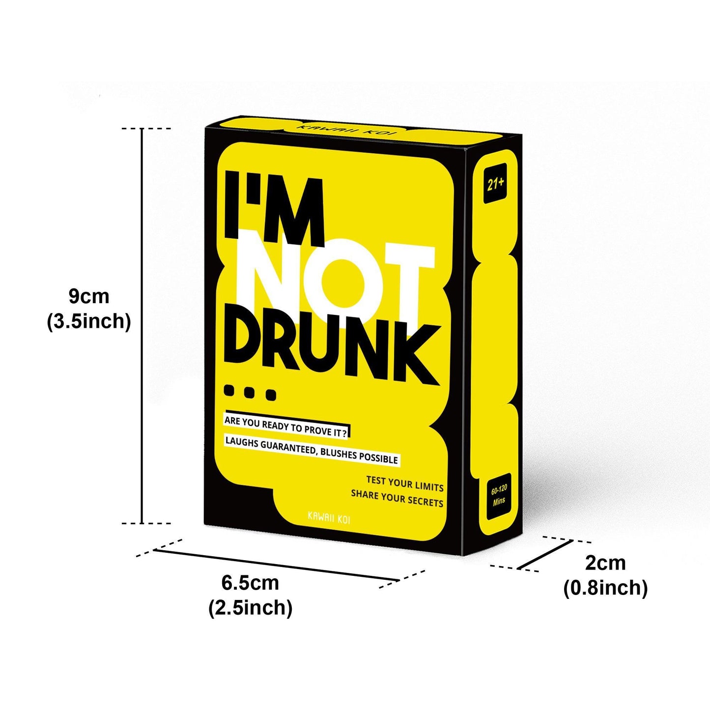 I'M NOT DRUNK Size Details