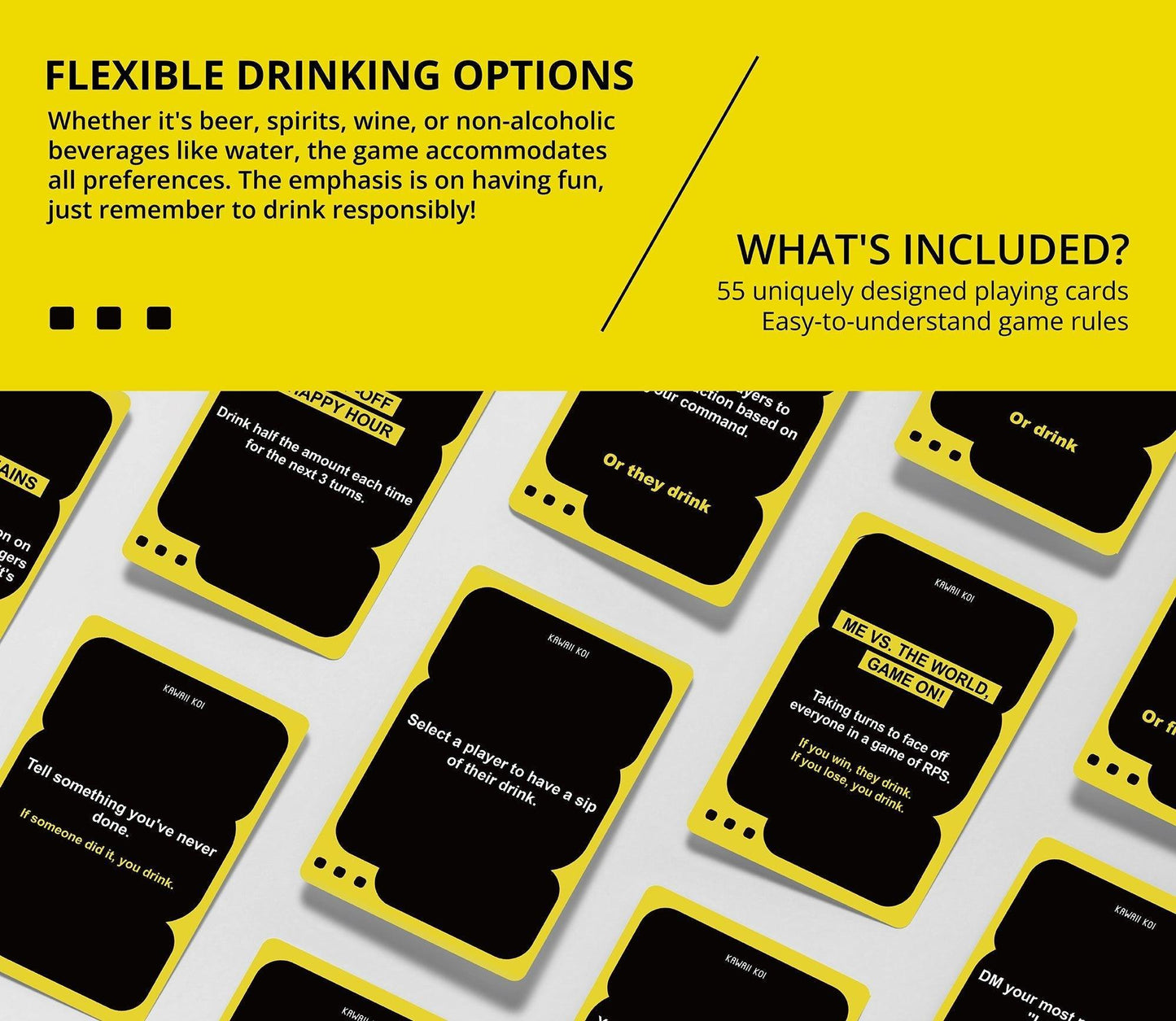 I'M NOT DRUNK: 55 uniquely designed playing cards