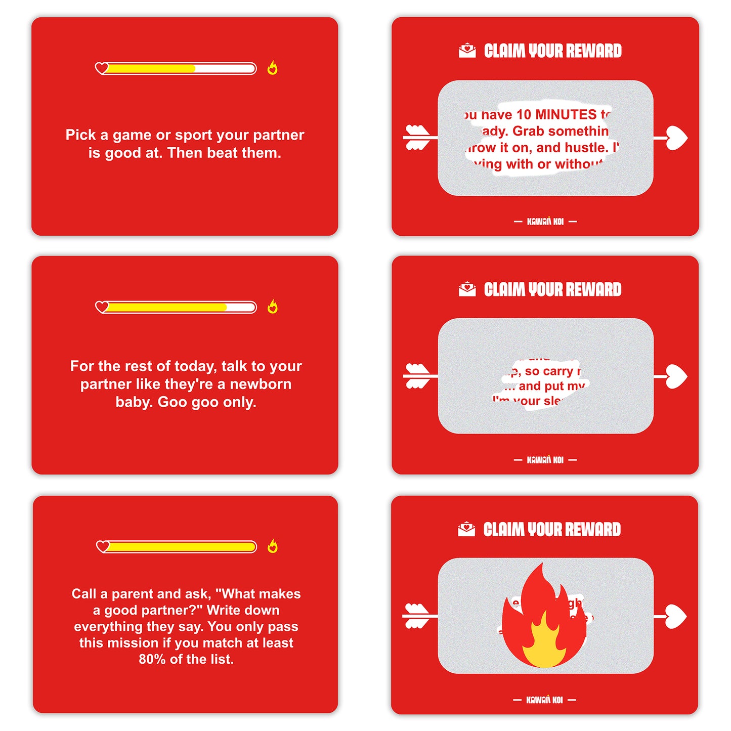 CUPID'S MISSION:54 SCRATCH-OFF MISSIONS OF LOVE