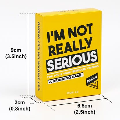 I'M NOT REALLY SERIOUS: Size image